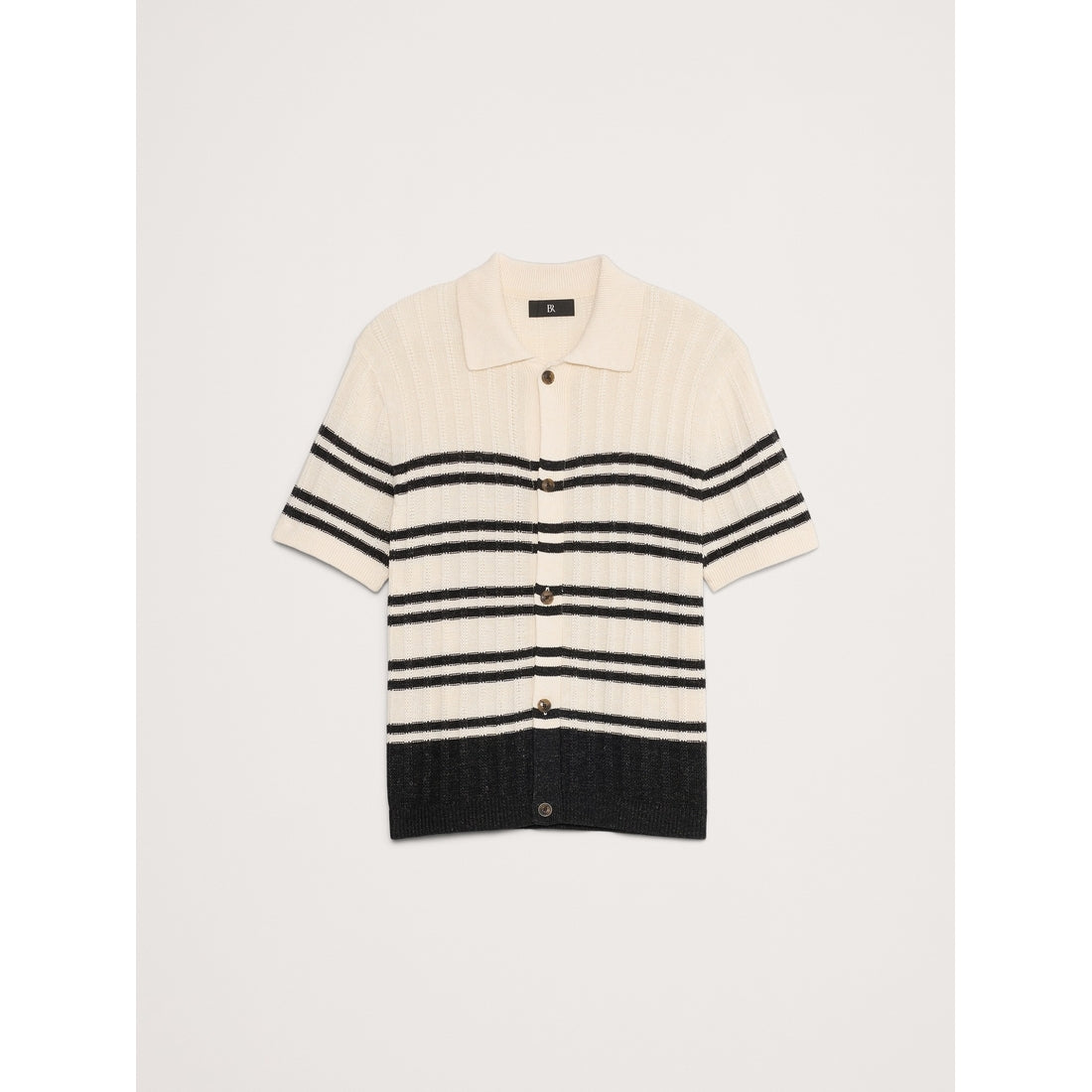 Men's Cotton-Linen Resort Sweater Polo Shirt