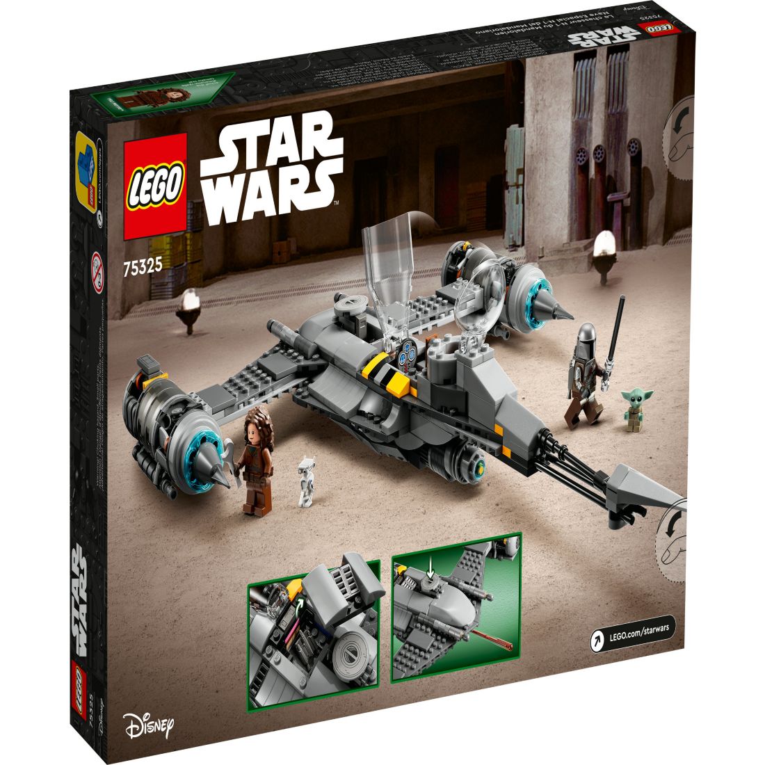 Lego Star Wars 75325 The Mandalorian N-1 Starfighter Toy Minifigure Building Set