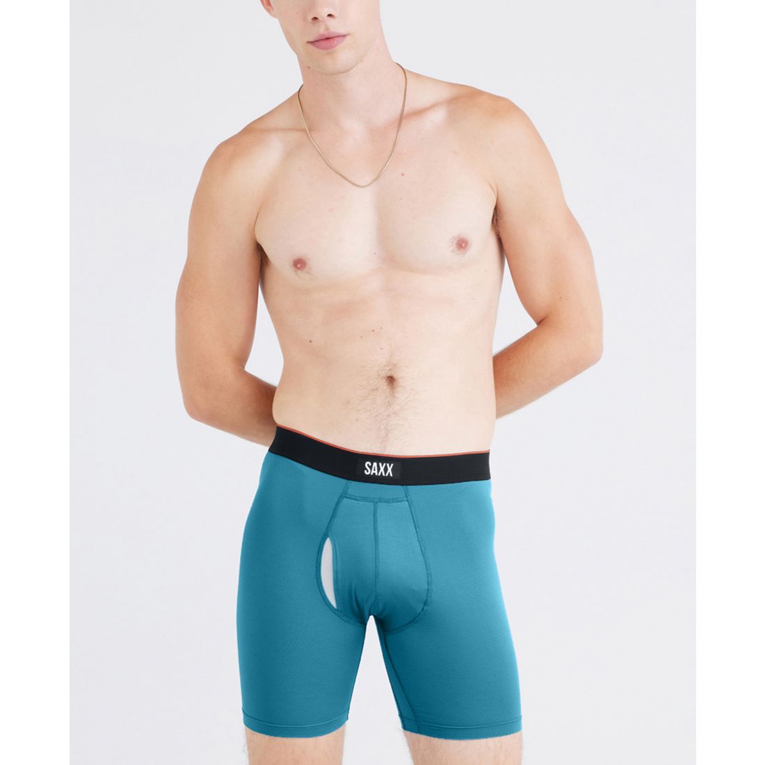 Saxx Men's Multi-Sport 2-Pack Solid Mesh Boxer Briefs