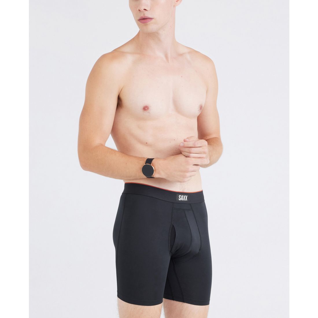 Saxx Men's Multi-Sport 2-Pack Solid Mesh Boxer Briefs