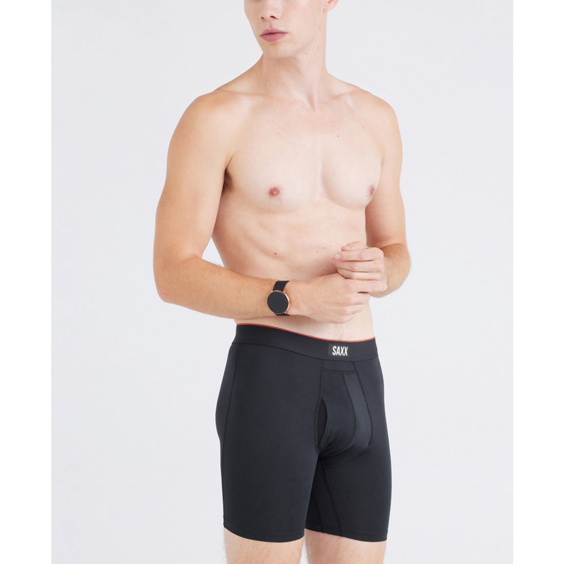 Saxx Men's Multi-Sport 2-Pack Solid Mesh Boxer Briefs