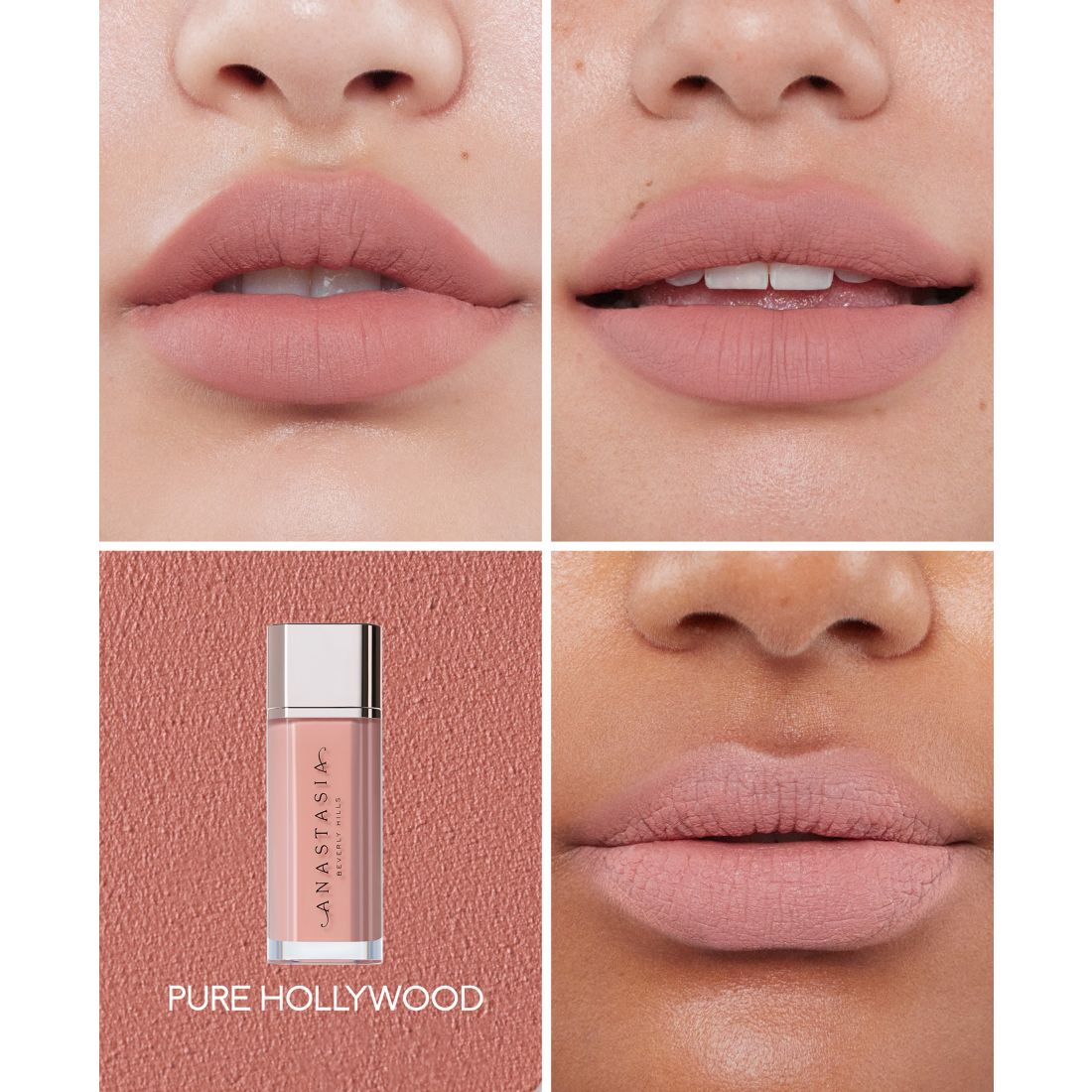 Anastasia Beverly Hills 3-Pc. Pucker Up Lip Set - Lipstick Hush Pink / Lip Velvet Hollywoo