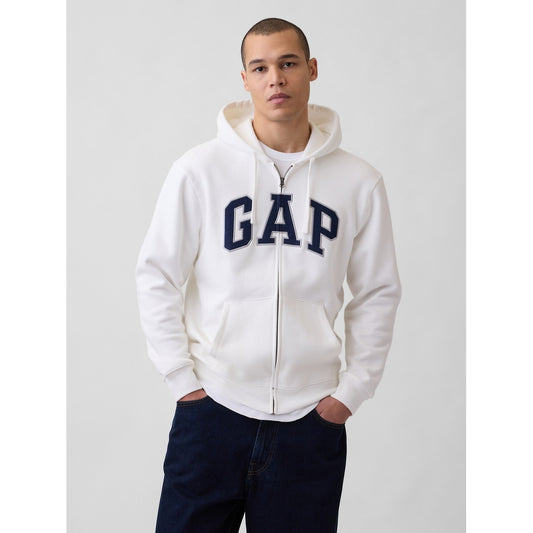 Men's Adult Vintagesoft Arch Logo Zip Hoodie