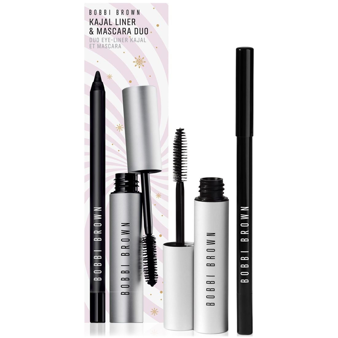 Bobbi Brown Kajal Eyeliner and Mascara Gift Set Duo - Black, Black