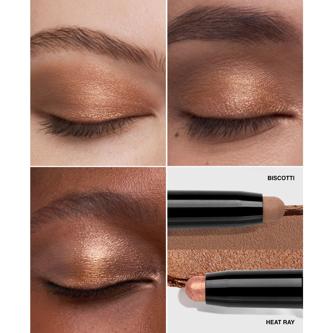 Bobbi Brown Dual-Ended Long-Wear Waterproof Cream Eyeshadow Stick - Caf / Gilded Green