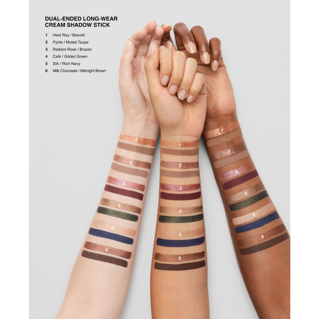 Bobbi Brown Dual-Ended Long-Wear Waterproof Cream Eyeshadow Stick - Radiant Rose / Brazen