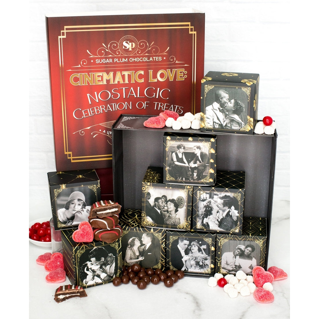 Sugar Plum Chocolates Cinematic Love: Nostalgic Celebration of Treats