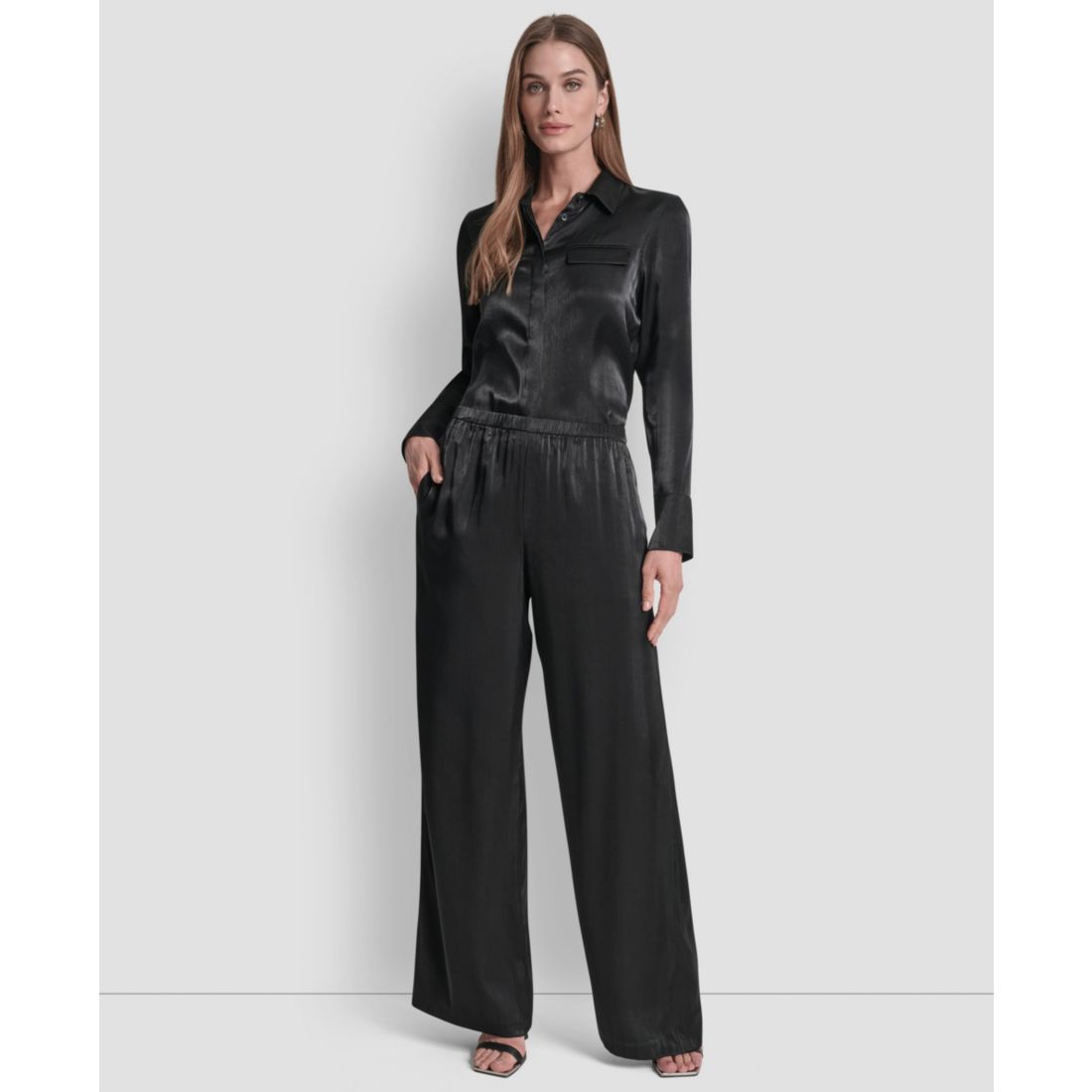 Dkny Women's Wide Leg Pants