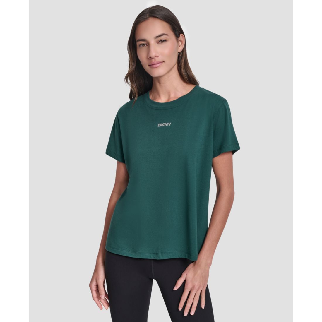Dkny Women's Studded-Logo T-Shirt