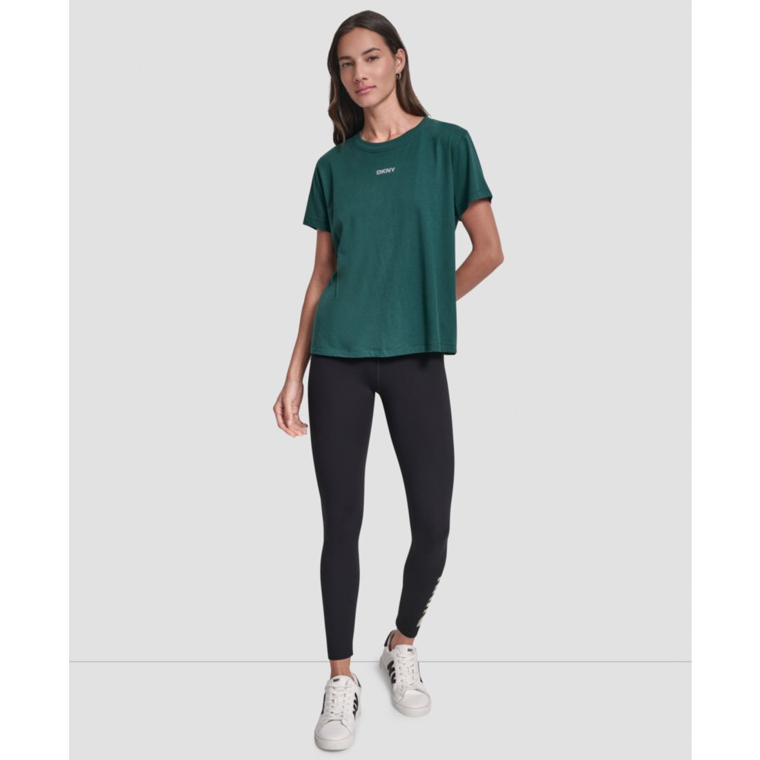 Dkny Women's Studded-Logo T-Shirt