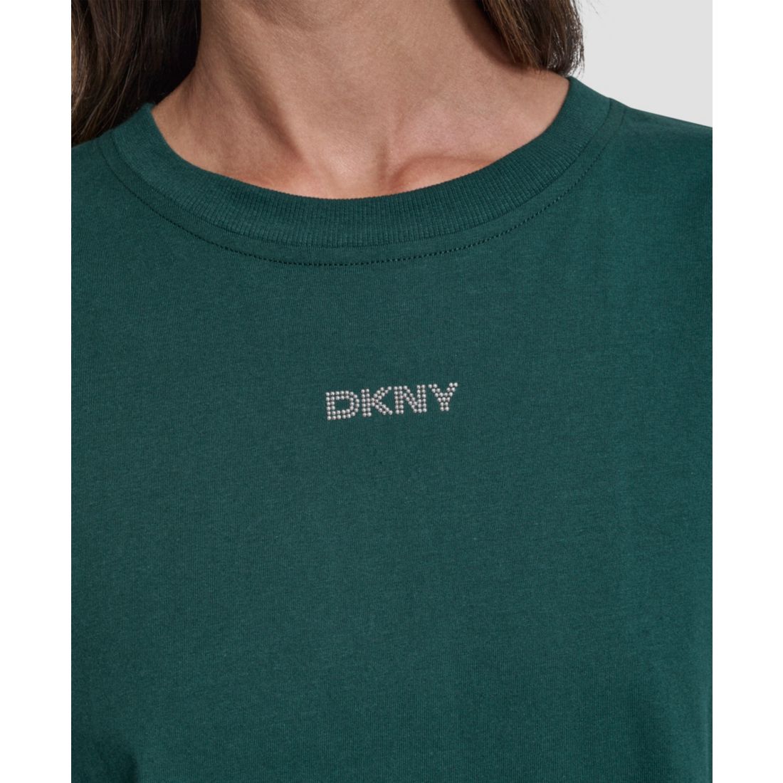 Dkny Women's Studded-Logo T-Shirt