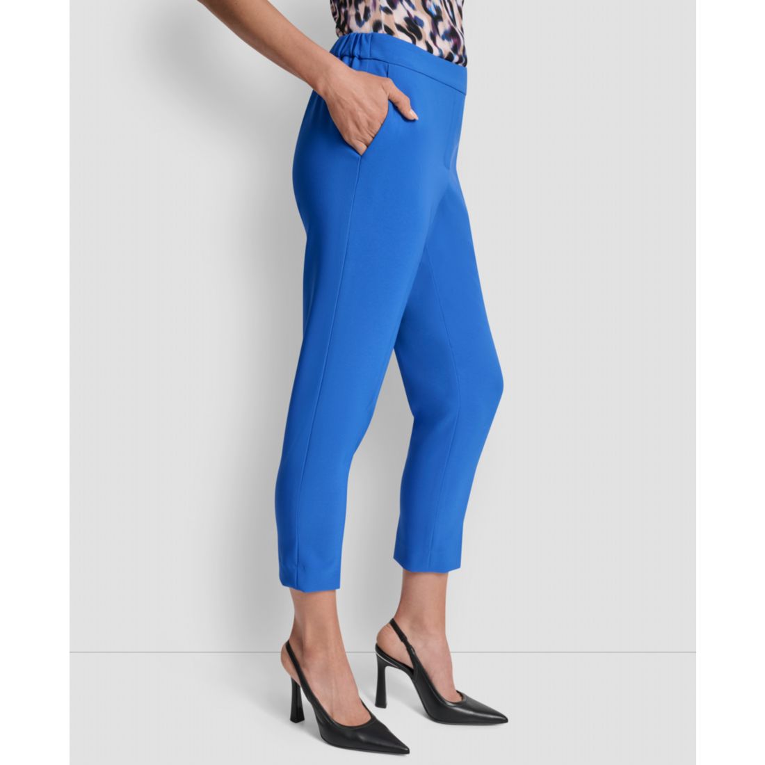 Dkny Women's Mid-Rise Straight-Leg Ankle Pants