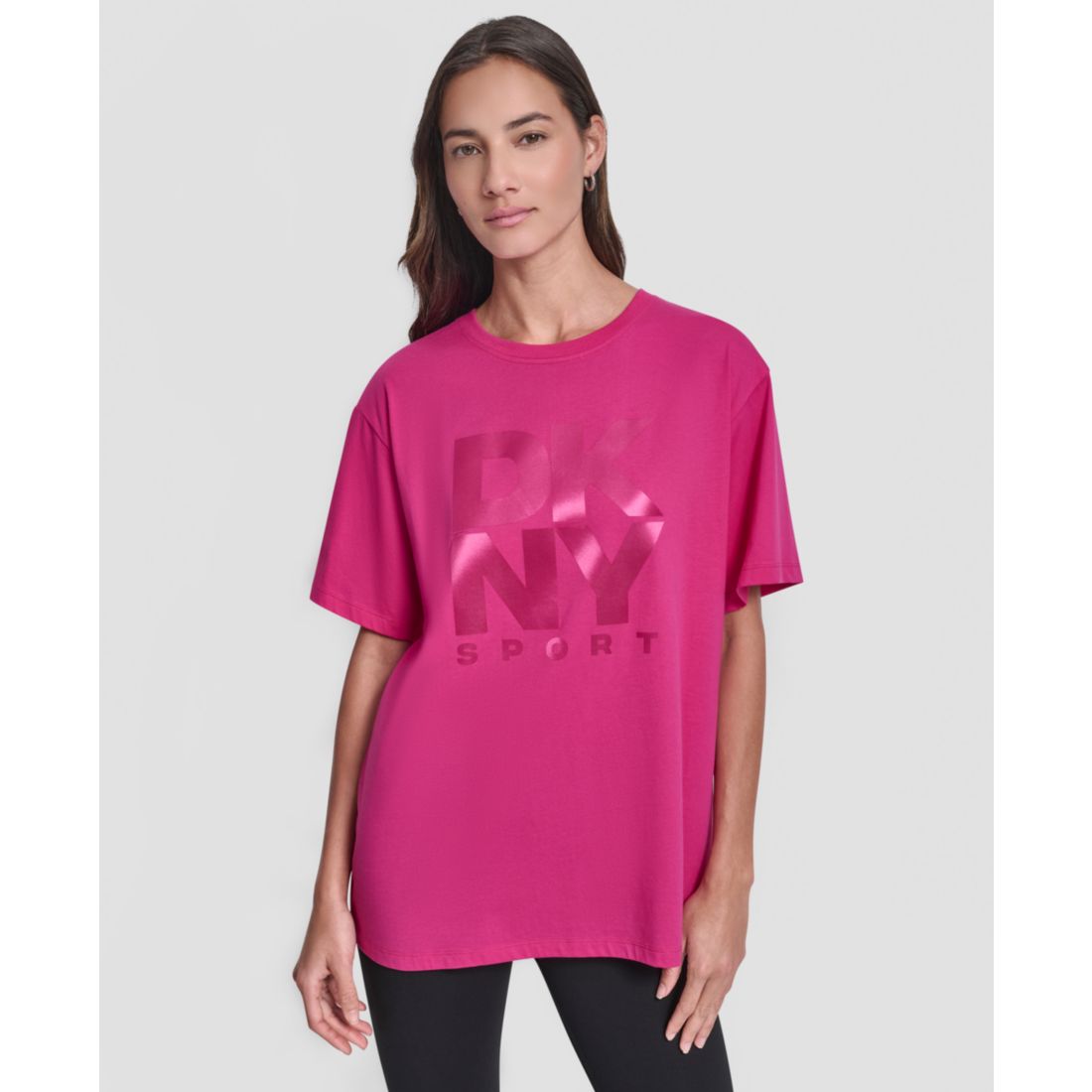 Dkny Women's Oversized Short Sleeve Tunic T-Shirt