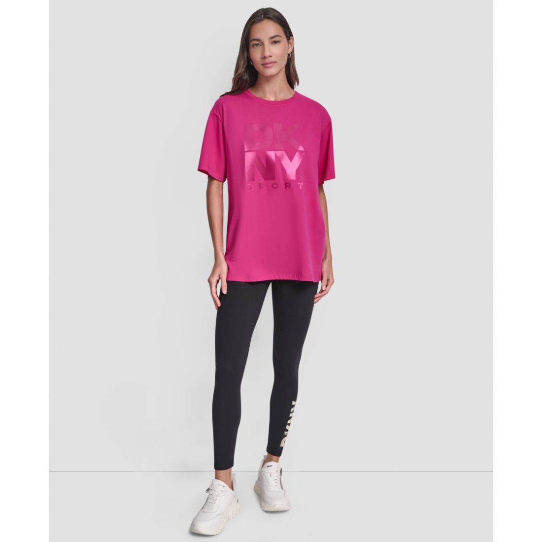 Dkny Women's Oversized Short Sleeve Tunic T-Shirt