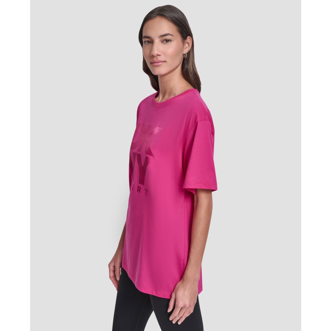 Dkny Women's Oversized Short Sleeve Tunic T-Shirt