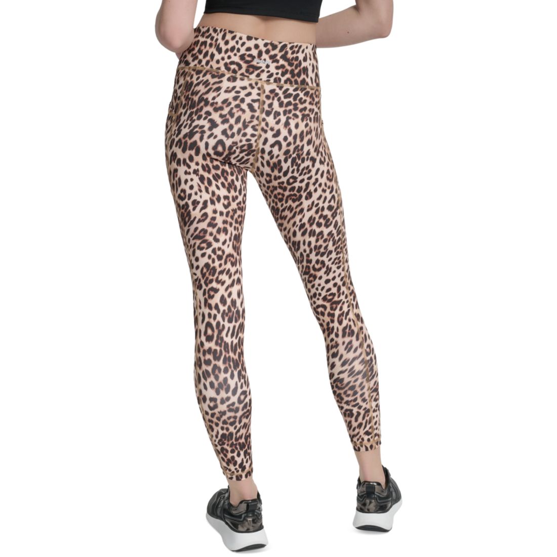 Dkny Sport Women's Printed High-Waist 7/8 Tights