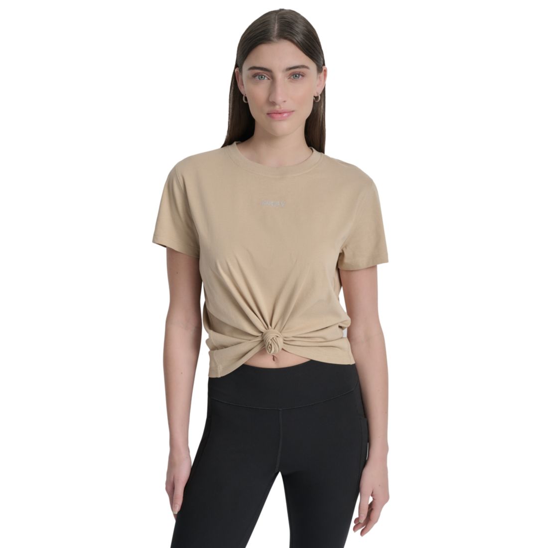 Dkny Women's Studded-Logo T-Shirt