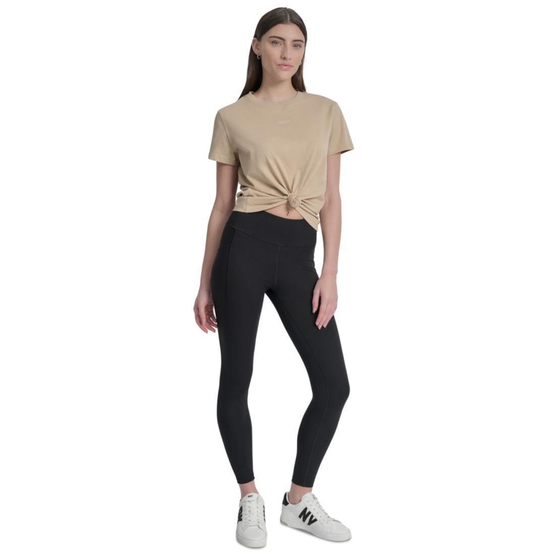 Dkny Women's Studded-Logo T-Shirt