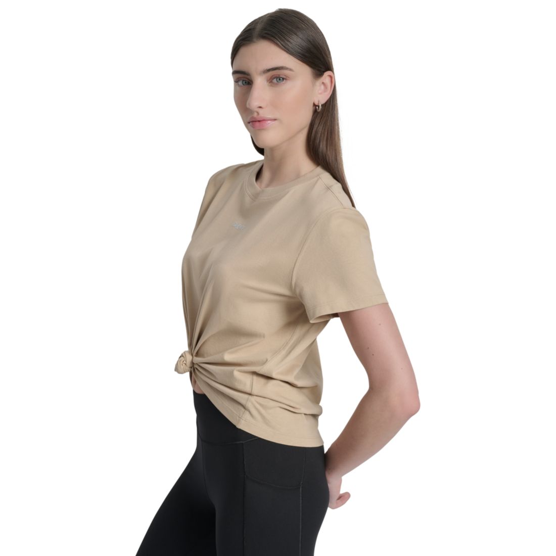 Dkny Women's Studded-Logo T-Shirt