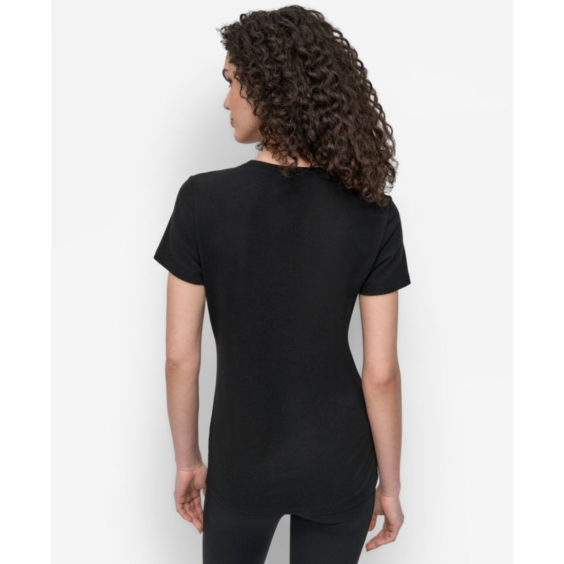 Dkny Women's Sport Glitter Logo Crew Neck T-shirt