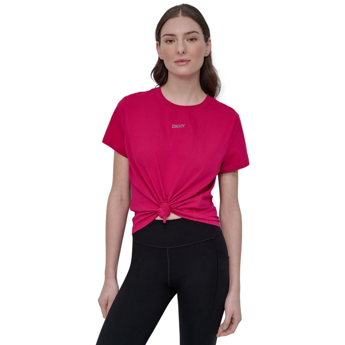 Dkny Women's Studded-Logo T-Shirt