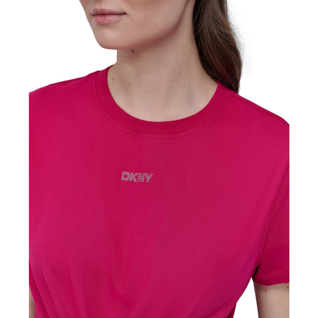 Dkny Women's Studded-Logo T-Shirt