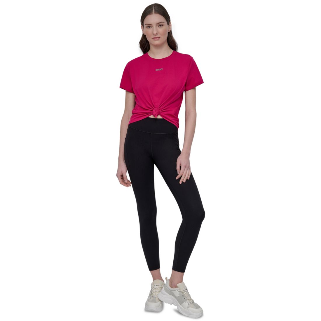 Dkny Women's Studded-Logo T-Shirt