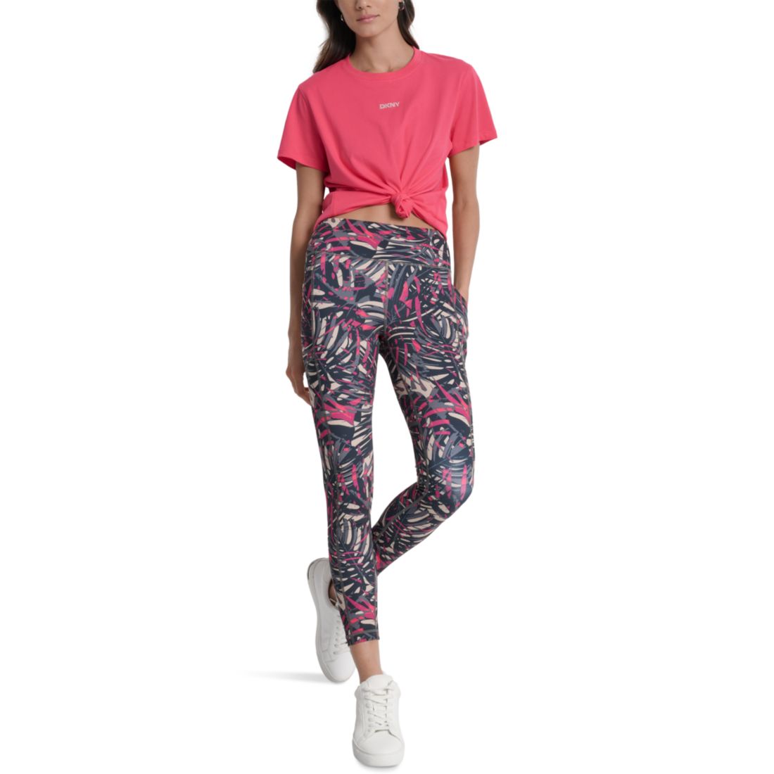 Dkny Women's Studded-Logo T-Shirt