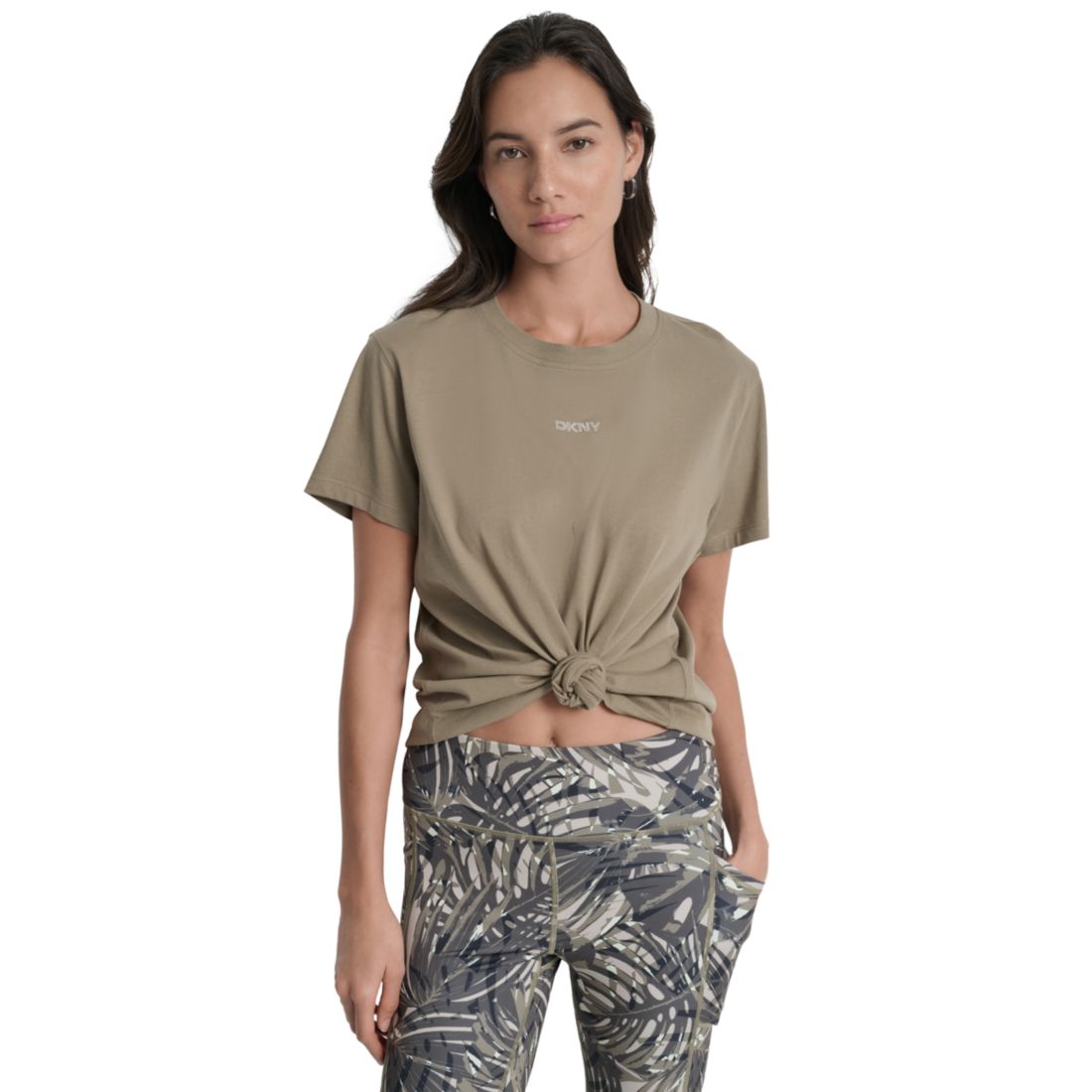 Dkny Women's Studded-Logo T-Shirt