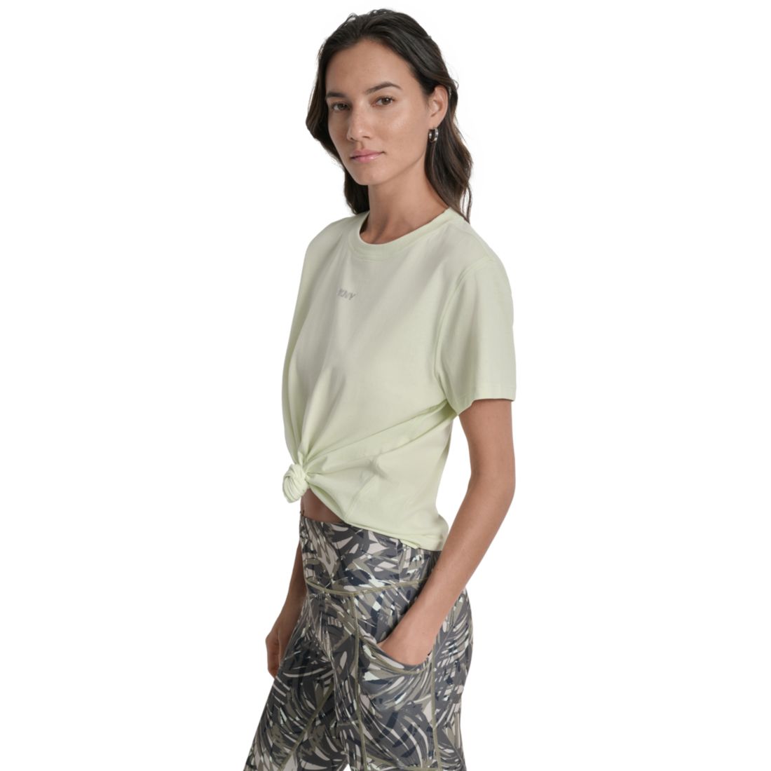 Dkny Women's Studded-Logo T-Shirt