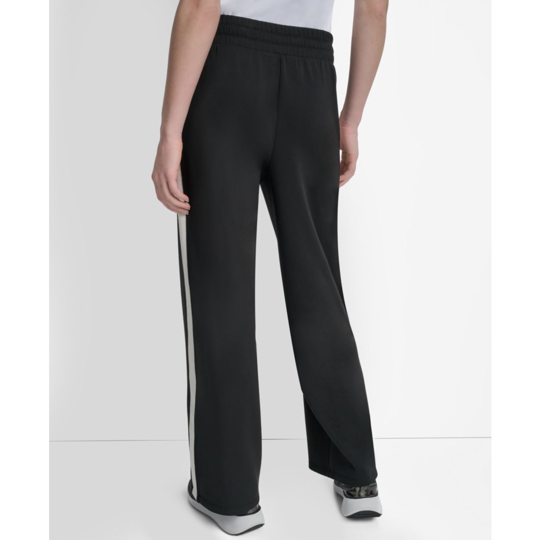 Dkny Women's Modified Wide-Leg Side-Stripe Pants