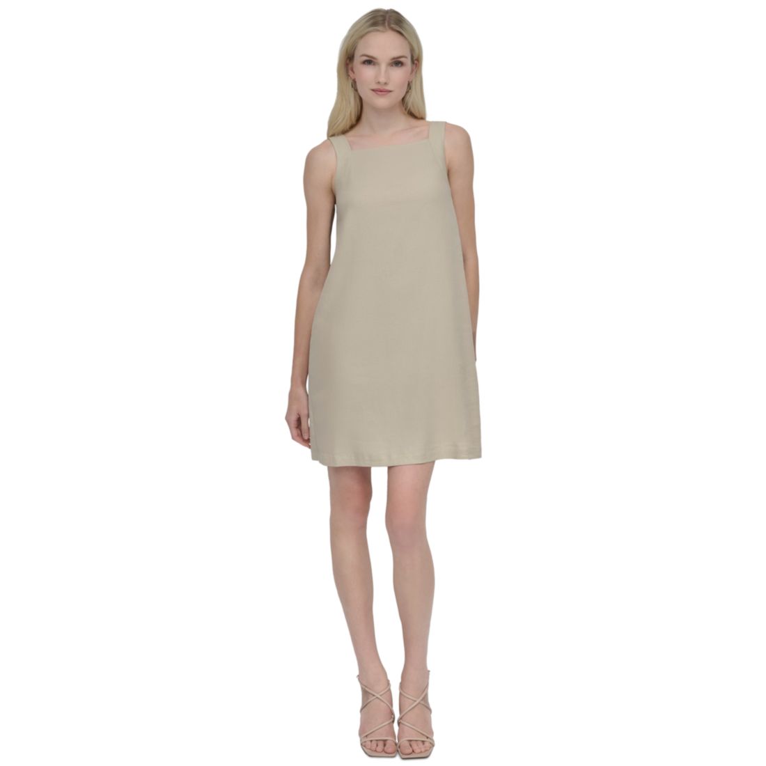 Dkny Women's Bow-Back Sleeveless A-Line Dress