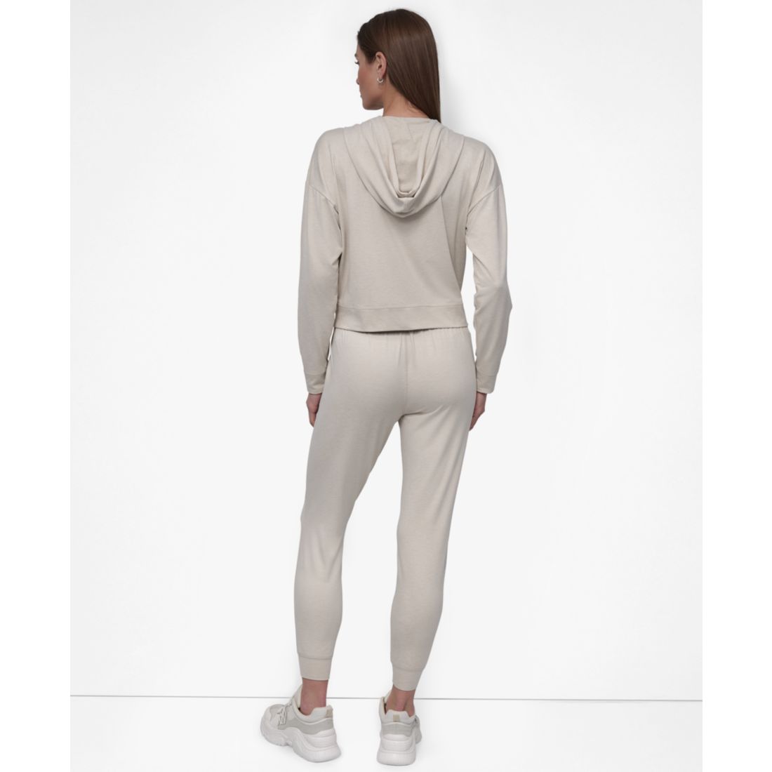 Dkny Sport Women's Spacedye High-Waist Slim Joggers