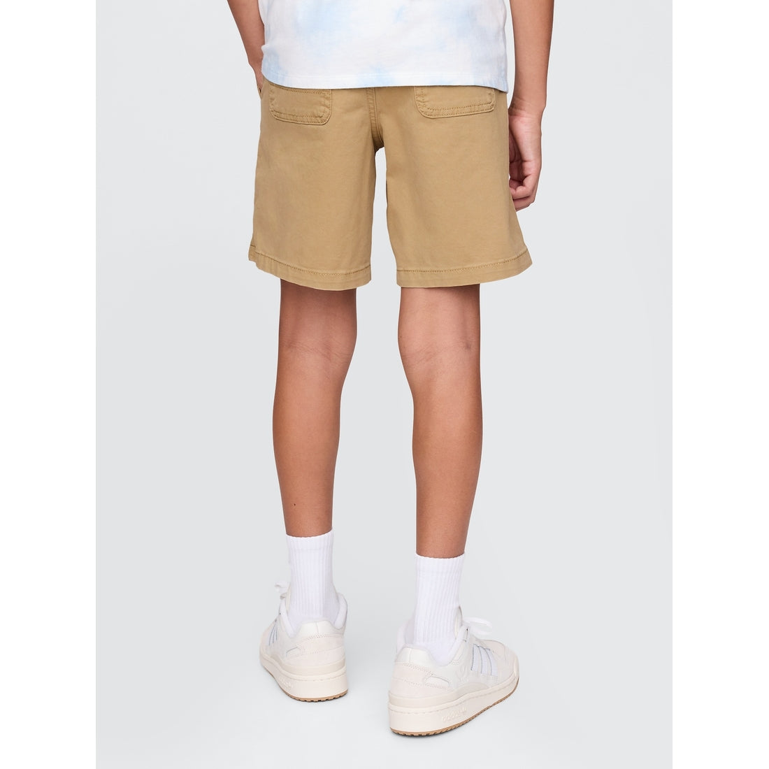 Boys' Plaid Canvas Easy Shorts
