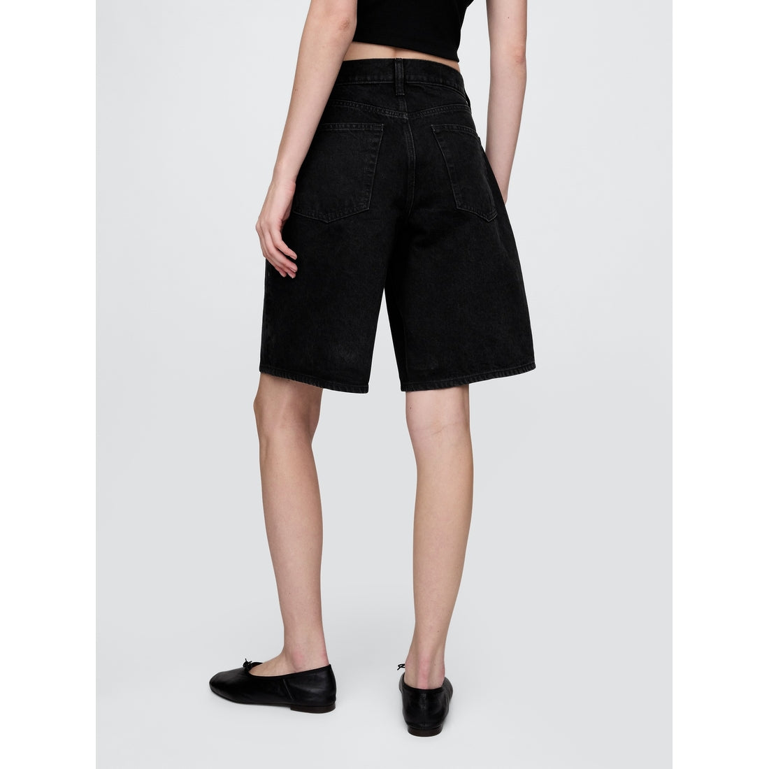 Women's 11" Mid Rise Longline Denim Shorts