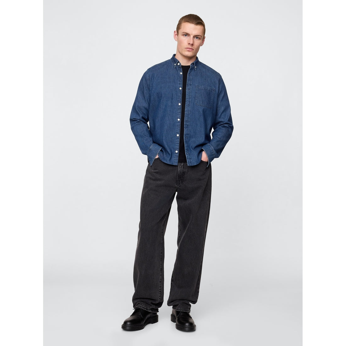 Men's Denim Pocket Shirt