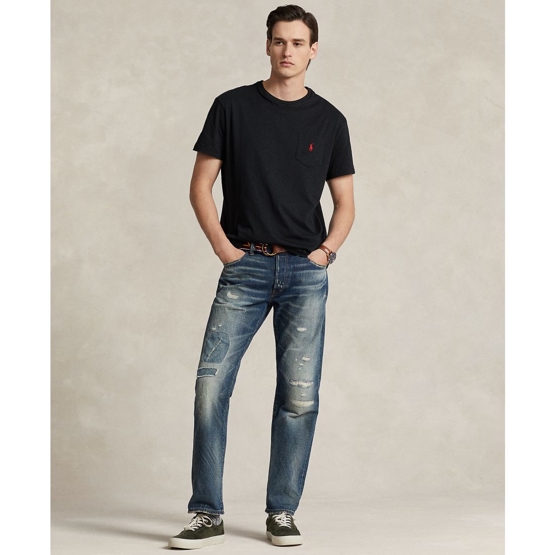 Polo Ralph Lauren Men's Classic Fit Crew Neck Pocket T-Shirt
