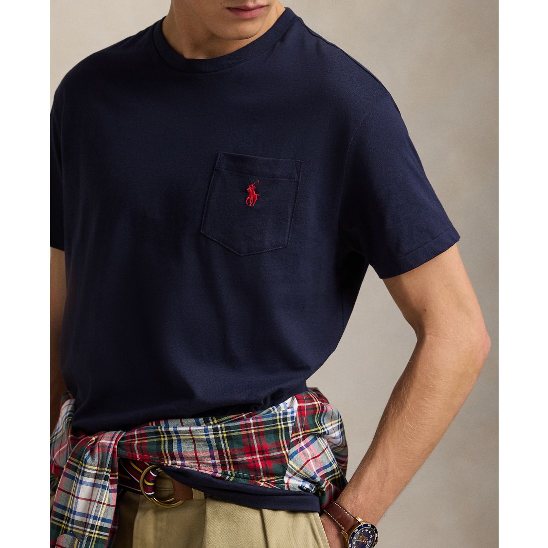 Polo Ralph Lauren Men's Classic Fit Crew Neck Pocket T-Shirt