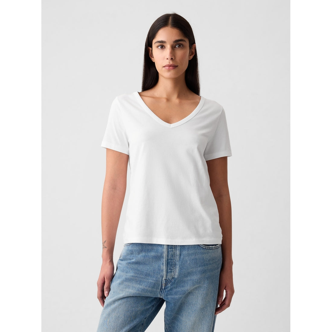 Women's Organic Cotton Vintagesoft V-Neck T-Shirt