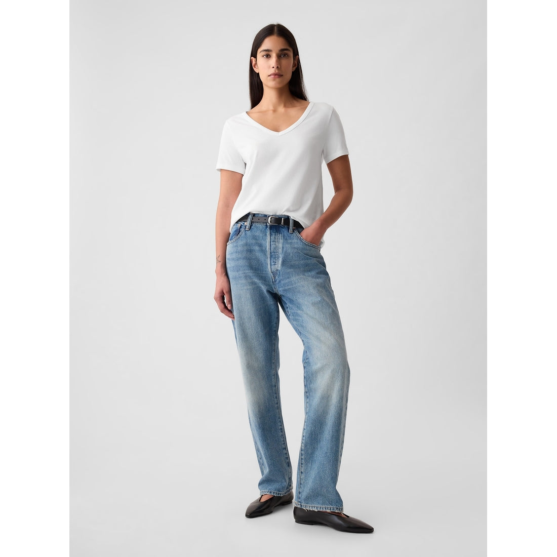 Women's Organic Cotton Vintagesoft V-Neck T-Shirt