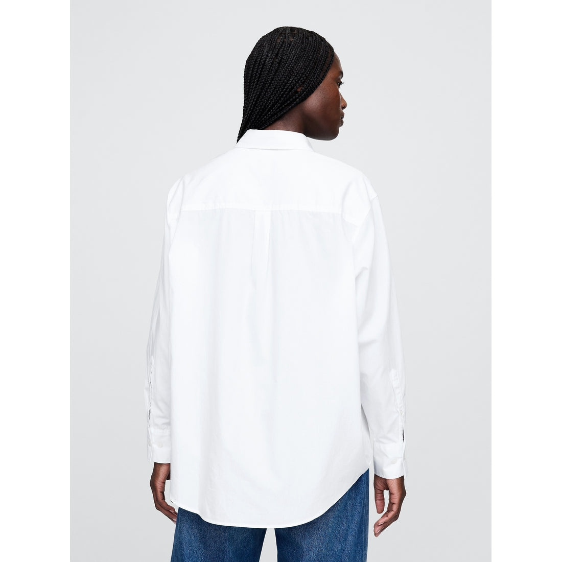 Women's Organic Cotton Poplin Big Shirt