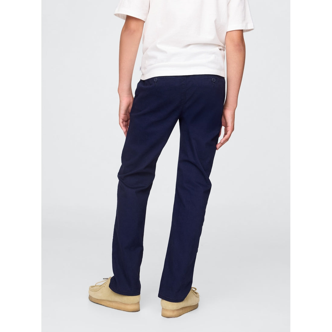 Boys' Uniform Straight-Fit Stretch Khakis