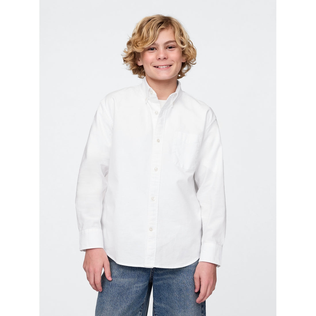 Boys' Relaxed Oxford Shirt