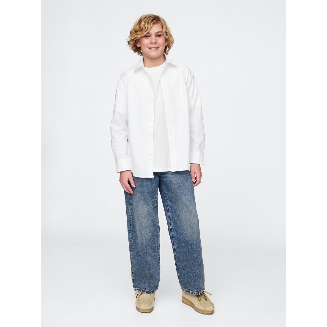 Boys' Relaxed Oxford Shirt