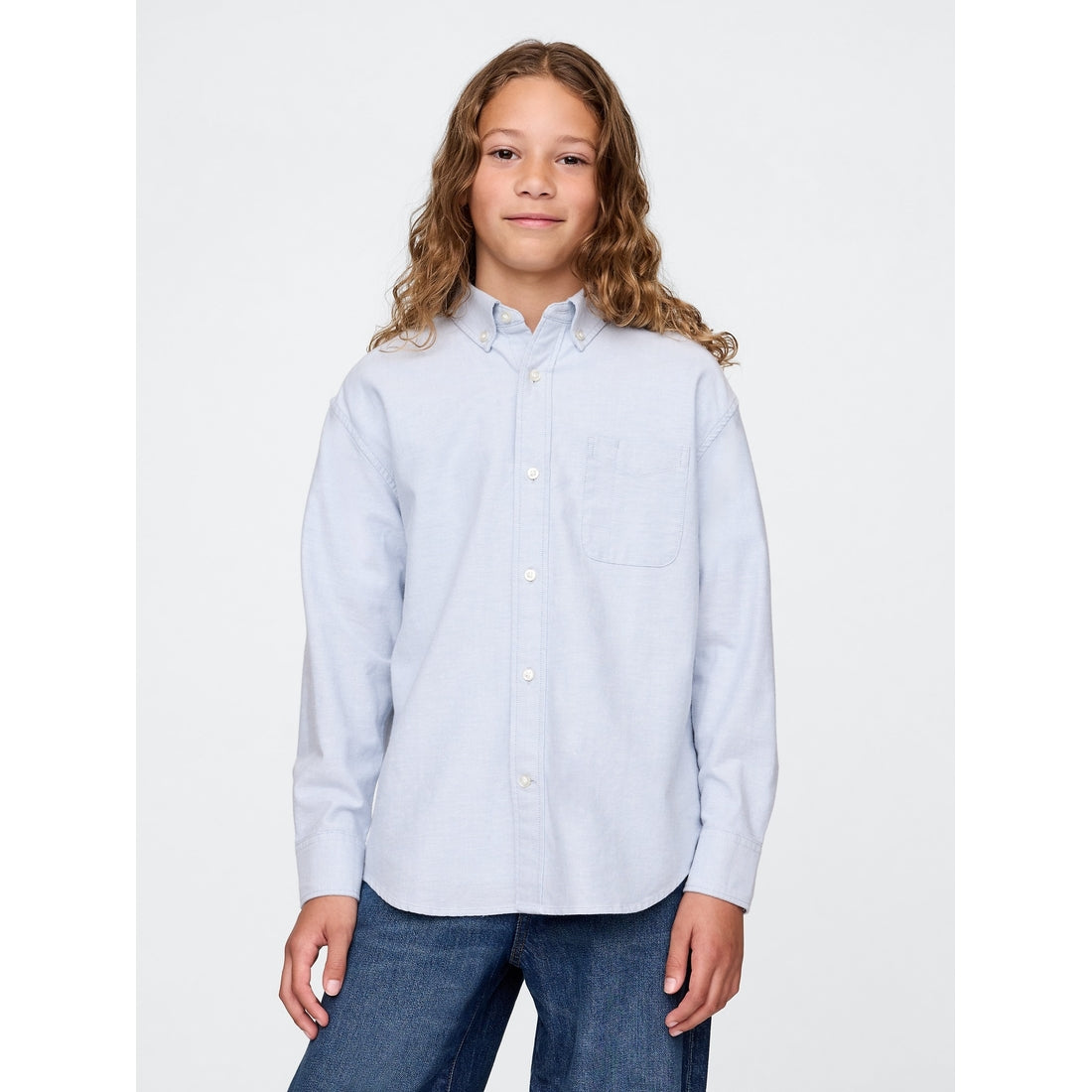 Boys' Relaxed Oxford Shirt