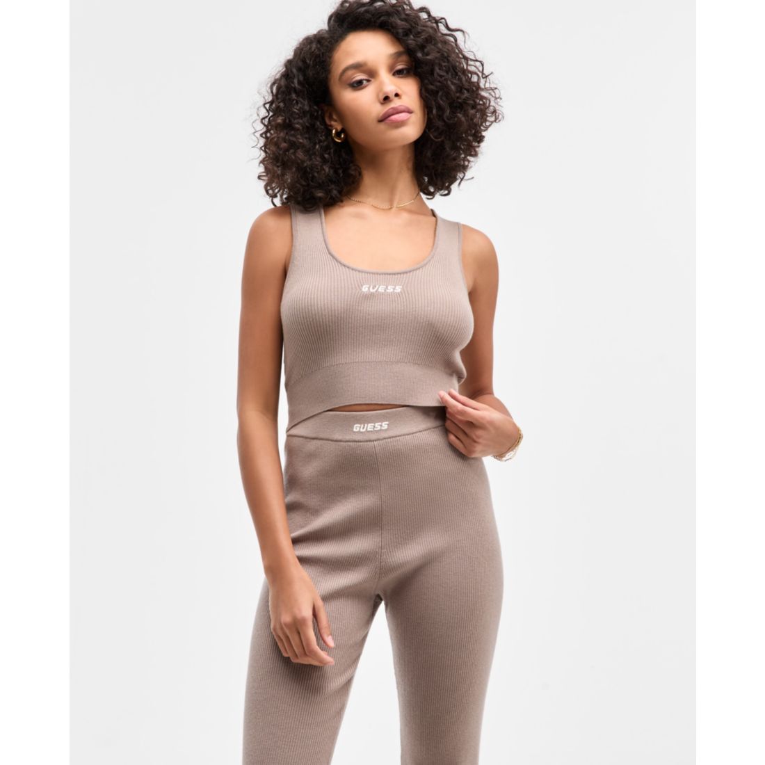 Guess Women's Flaminia Ribbed Knit Bralette
