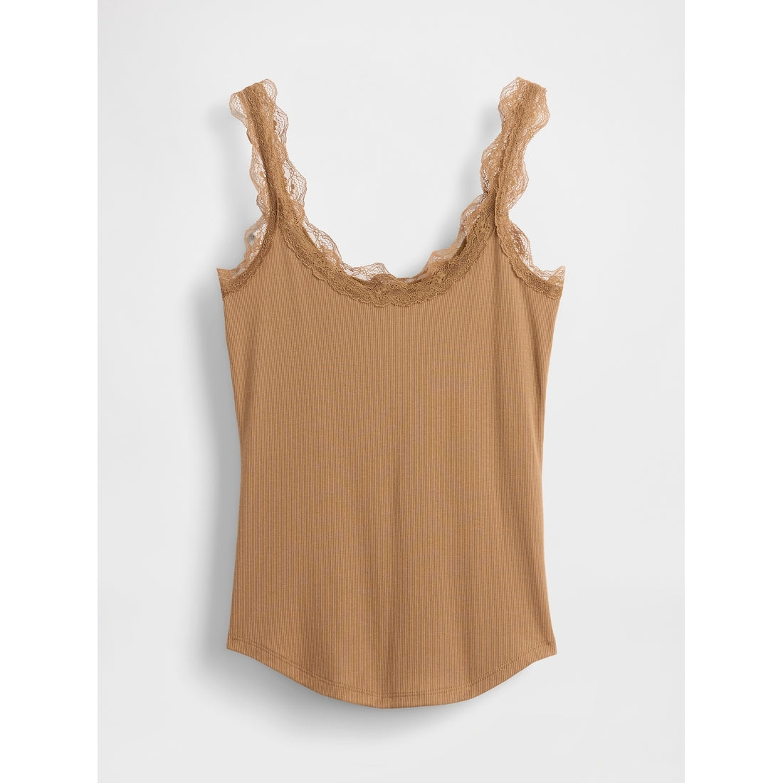 Women's Mini Rib Lace Pj Tank Top