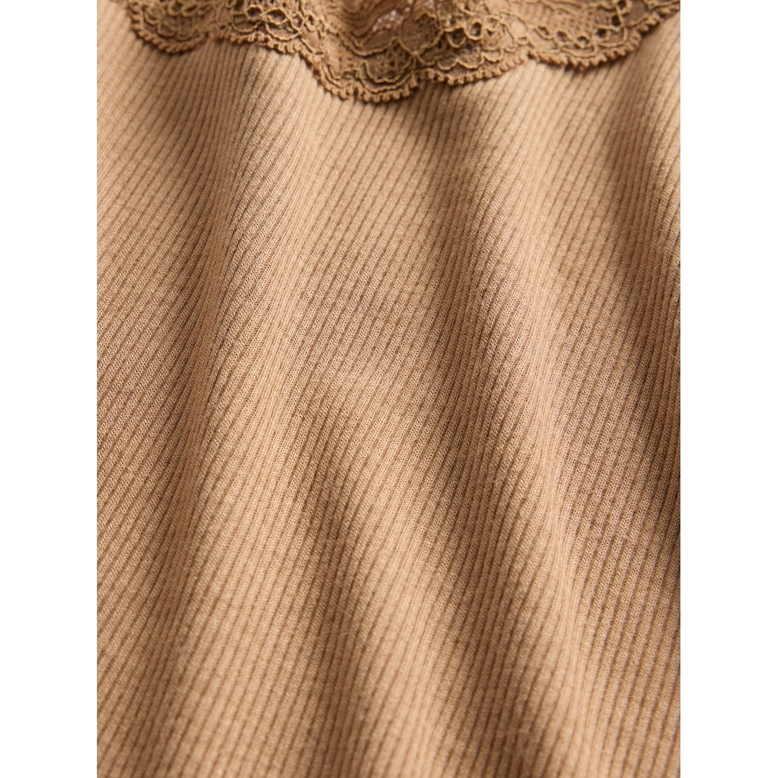 Women's Mini Rib Lace Pj Tank Top