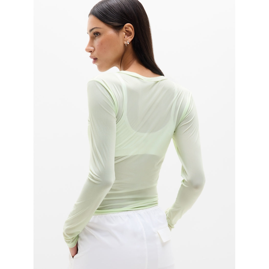 Women's Sheer Mesh Top