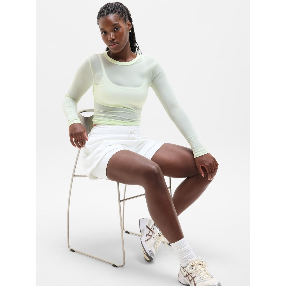 Women's Sheer Mesh Top